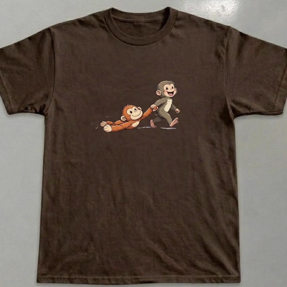 Brown Curious George T-Shirt